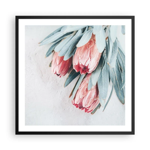 Plakát v černém rámu - Zahanbené svou vlastní krásou - 60x60 cm