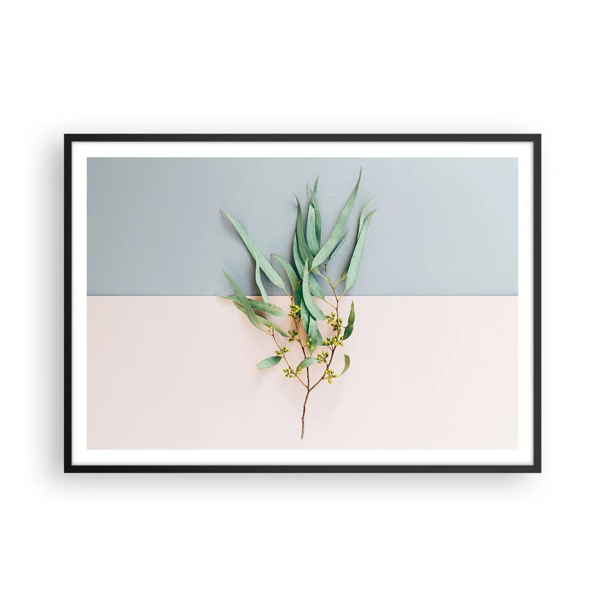 Plakát v černém rámu - Pastelová jemnost - 100x70 cm