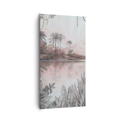 Obraz na plátně - Deník cestovatele z 19. století - 65x120 cm