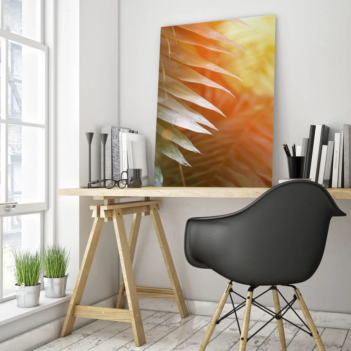 Obraz na skle - Ráno v džungli - 50x70 cm