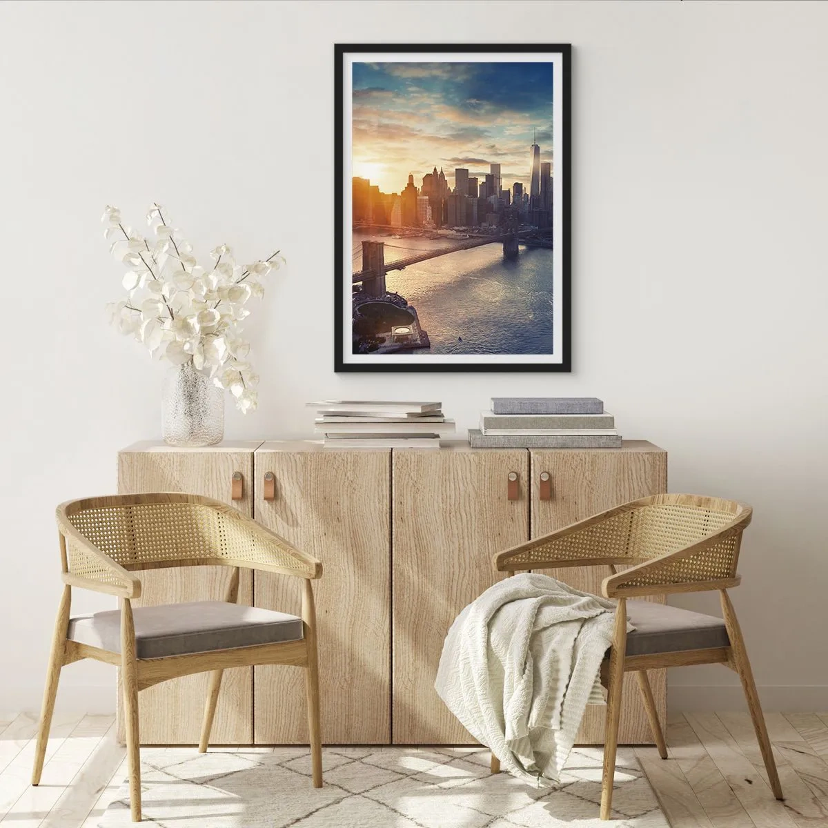 Plakát v černém rámu - Pomník kultury Západu - 70x100 cm
