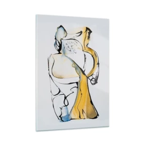 Obraz na skle - Skleněná abstrakce - 50x70 cm