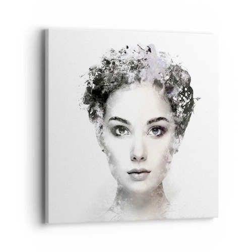 Obraz na plátně - Velmi stylový portrét - 40x40 cm