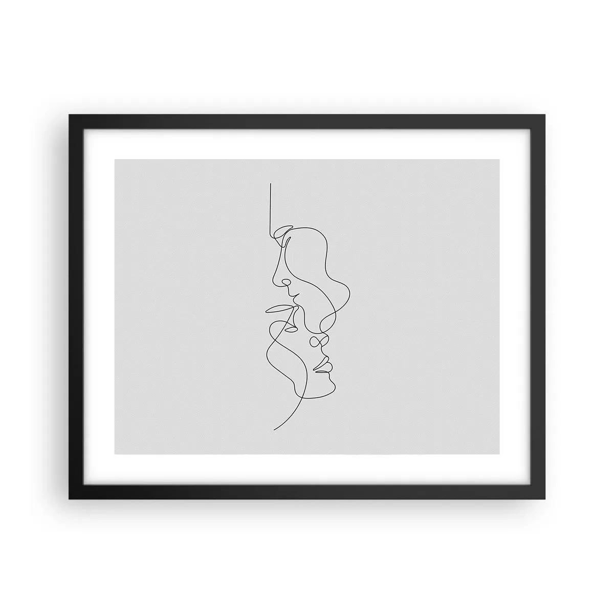 Plakát v černém rámu - Žár vášnivých tužeb - 50x40 cm