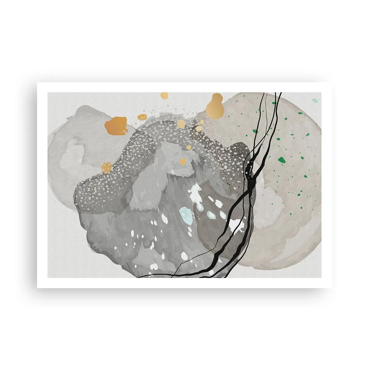 Plakát - Organická kompozice - 100x70 cm