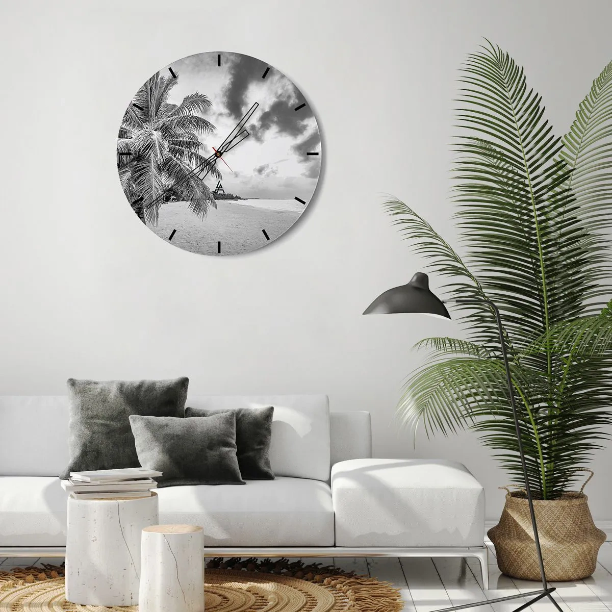 Nástěnné hodiny - Když toužíš po samotě…. - 40x40 cm