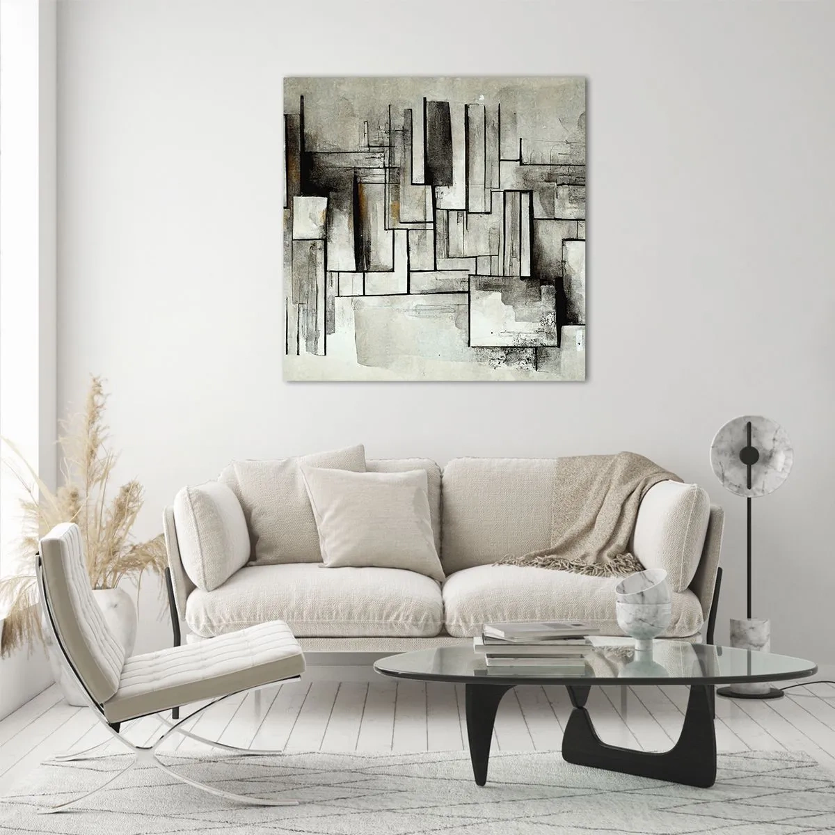 Obraz na skle - Síla jednoduchosti - 70x70 cm