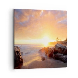 Obraz na plátně - Světlý večerní vánek - 50x50 cm