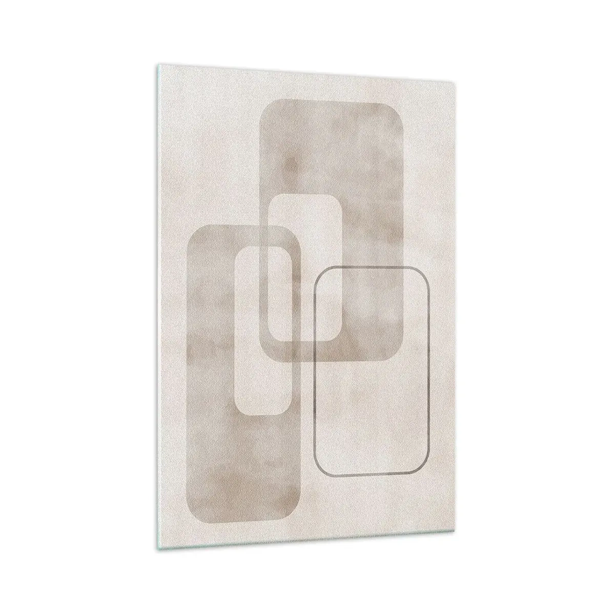 Obraz na skle - Geometrická fuga - 70x100 cm