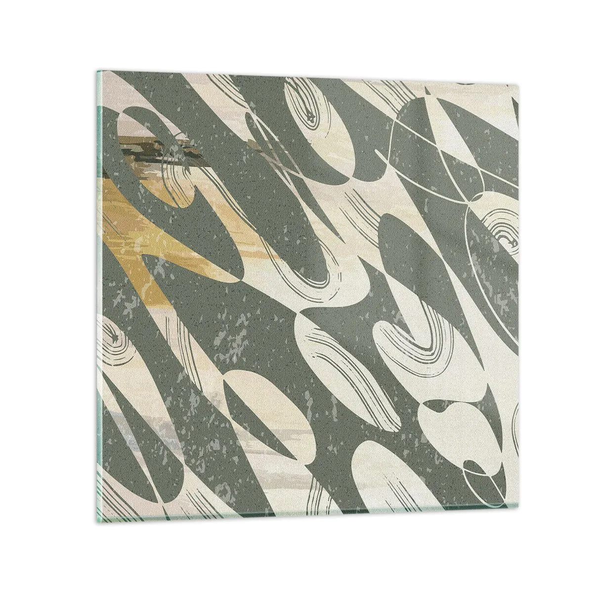 Obraz na skle - Rytmizovaná abstrakce - 60x60 cm