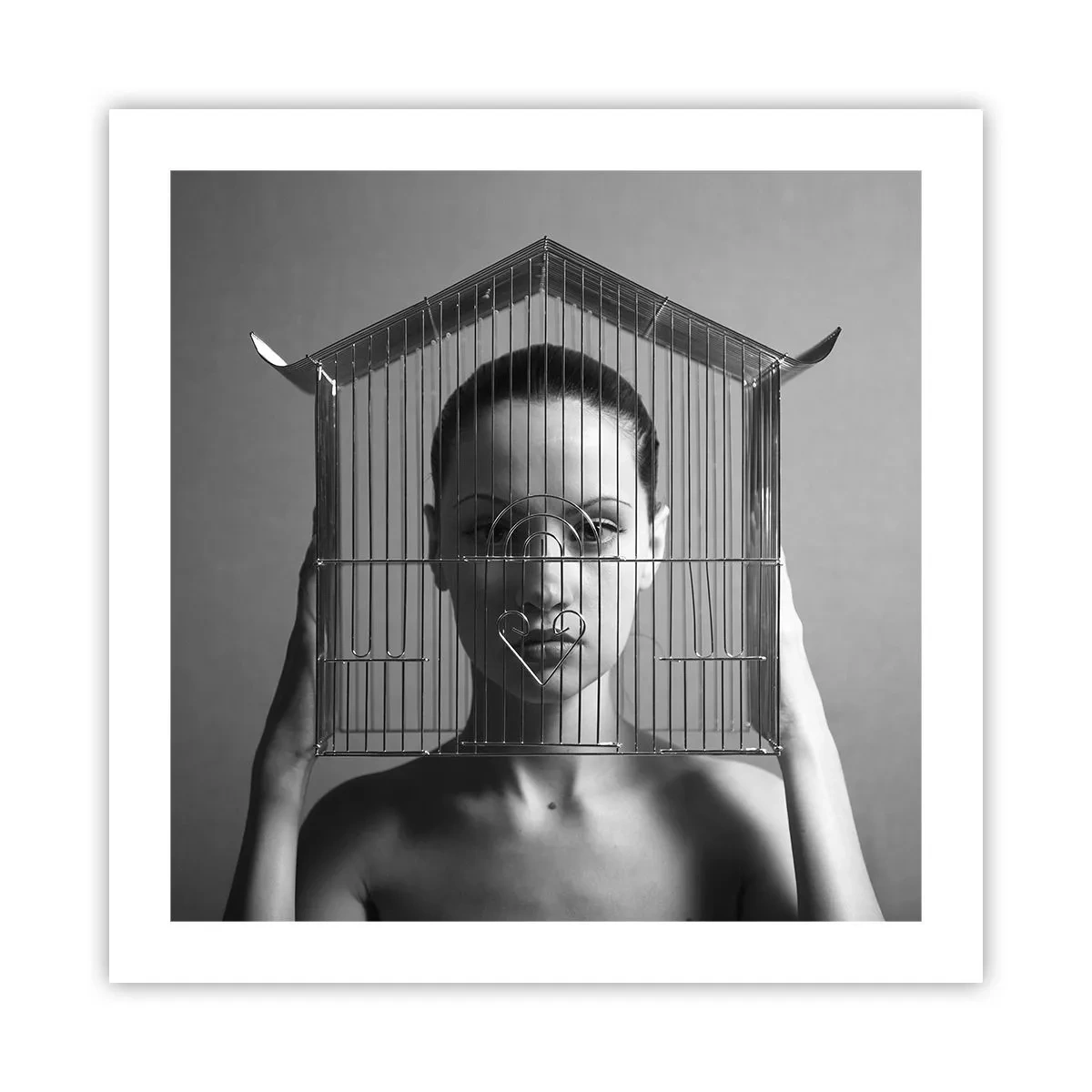 Plakát - Tak trochu surrealistický portrét - 50x50 cm