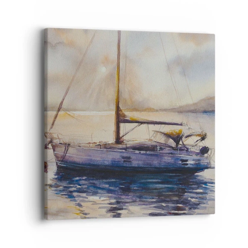 Obraz na plátně - Večer v zátoce - 40x40 cm
