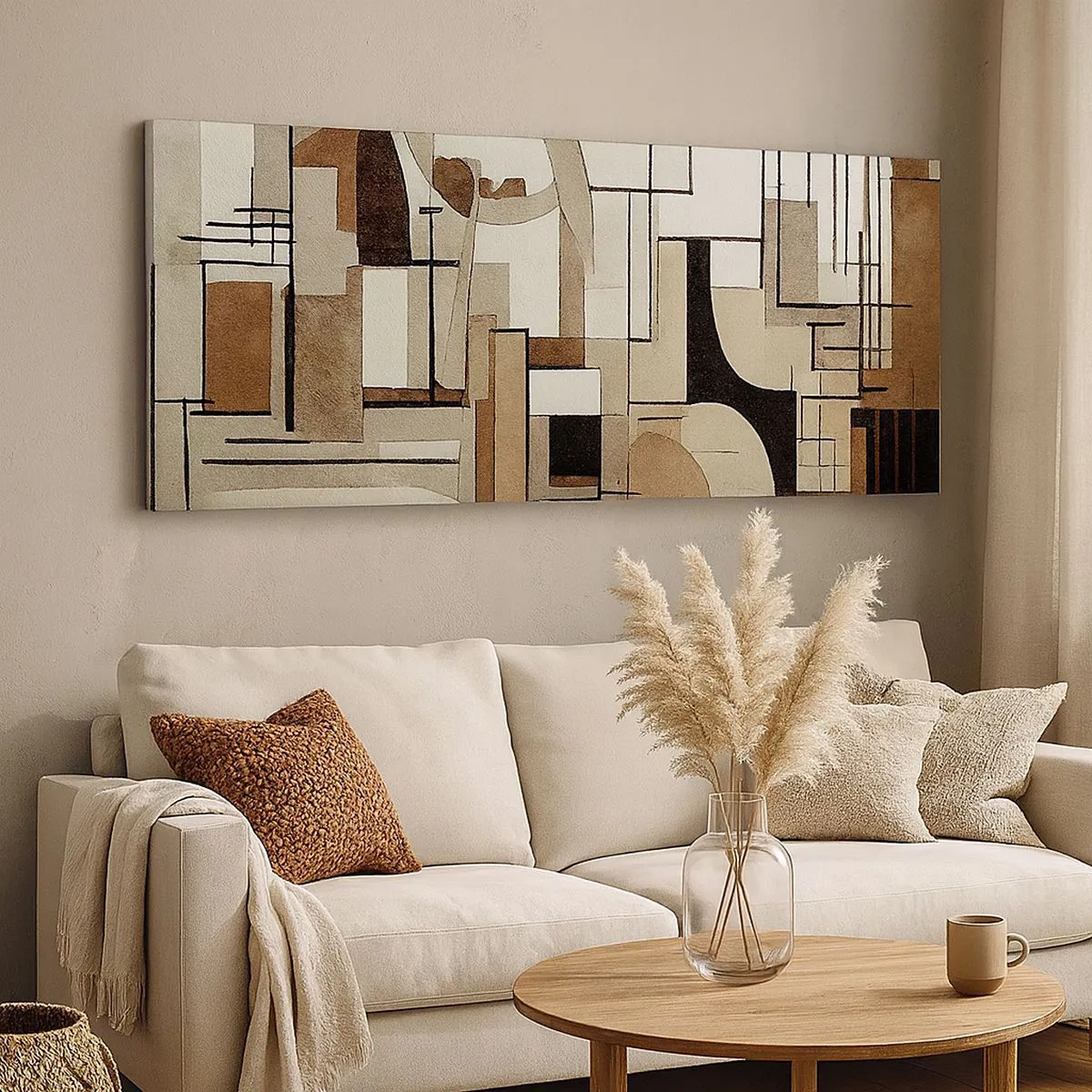 Obraz na plátně - Městská krajina 2.0 - 100x40 cm