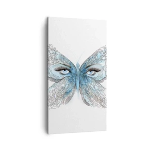 Obraz na plátně - Sýkora modřinka eros - 45x80 cm