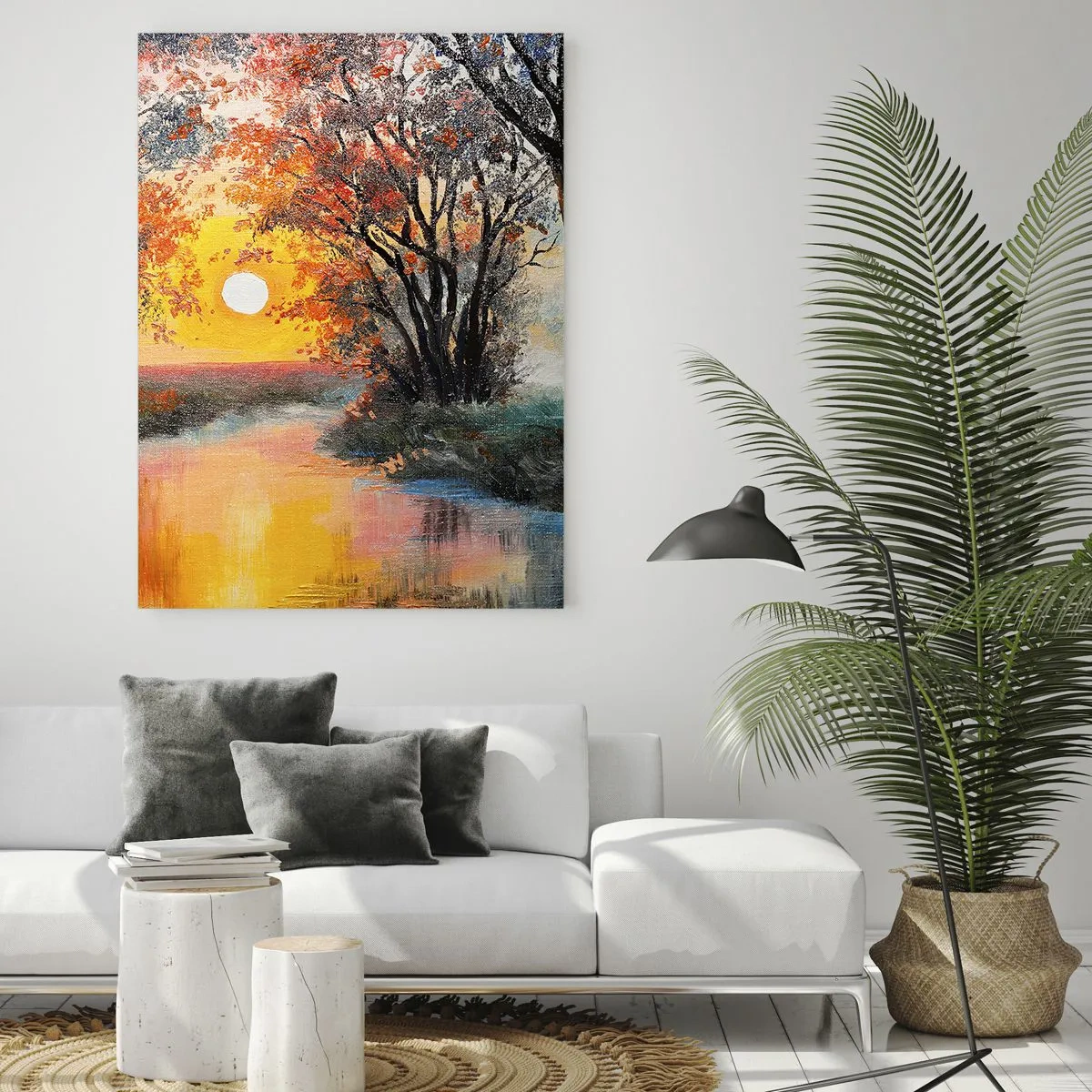 Obraz na skle - Podzimní nádech - 70x100 cm