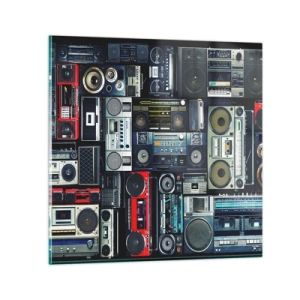 Obraz na skle - Stesk po 80. letech - 30x30 cm