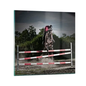 Obraz na skle - Společně pro vítězství - 60x60 cm