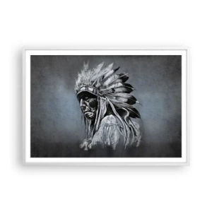 Plakát v bílém rámu - Návrat k základům - 100x70 cm