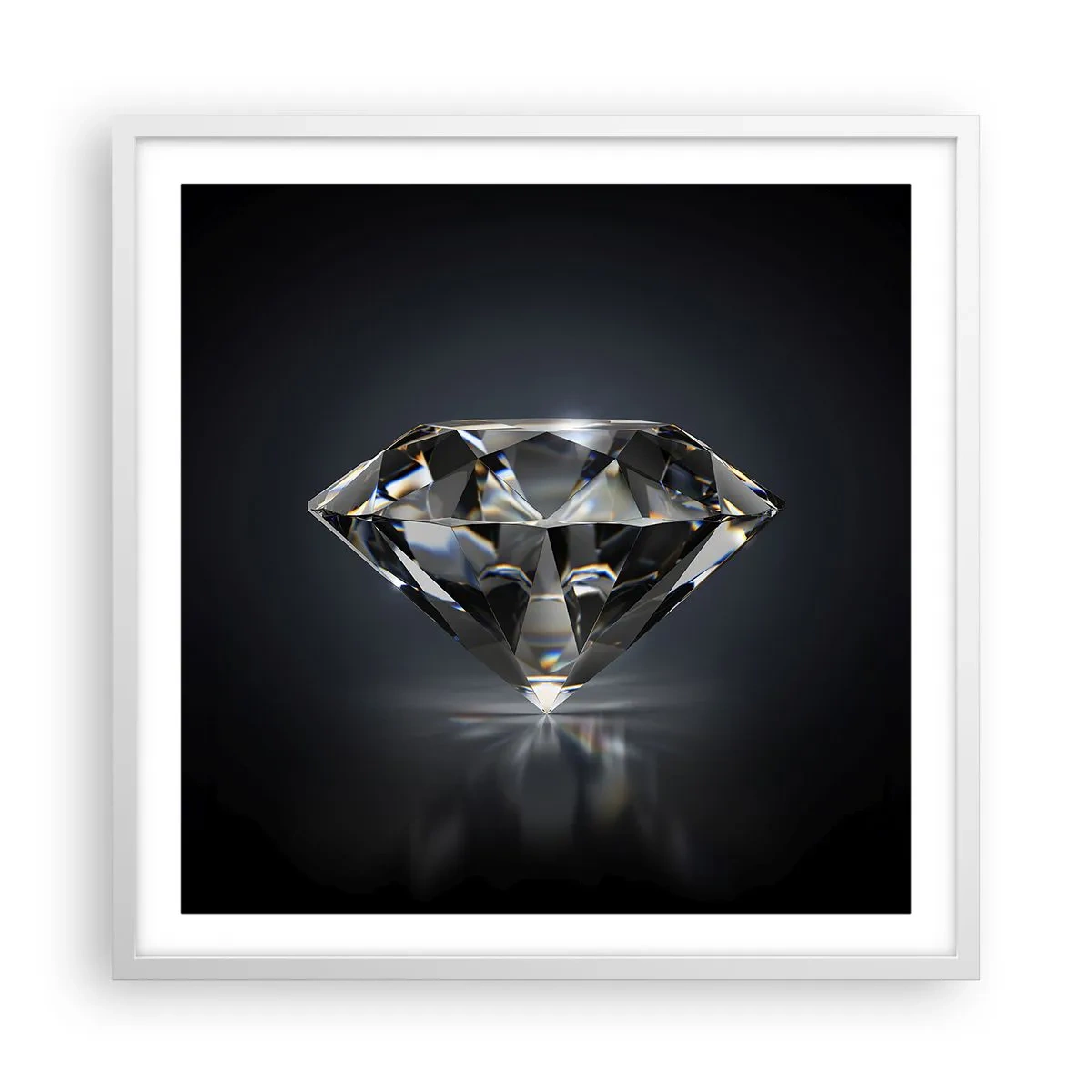 Plakát v bílém rámu - Best girls friend - 60x60 cm