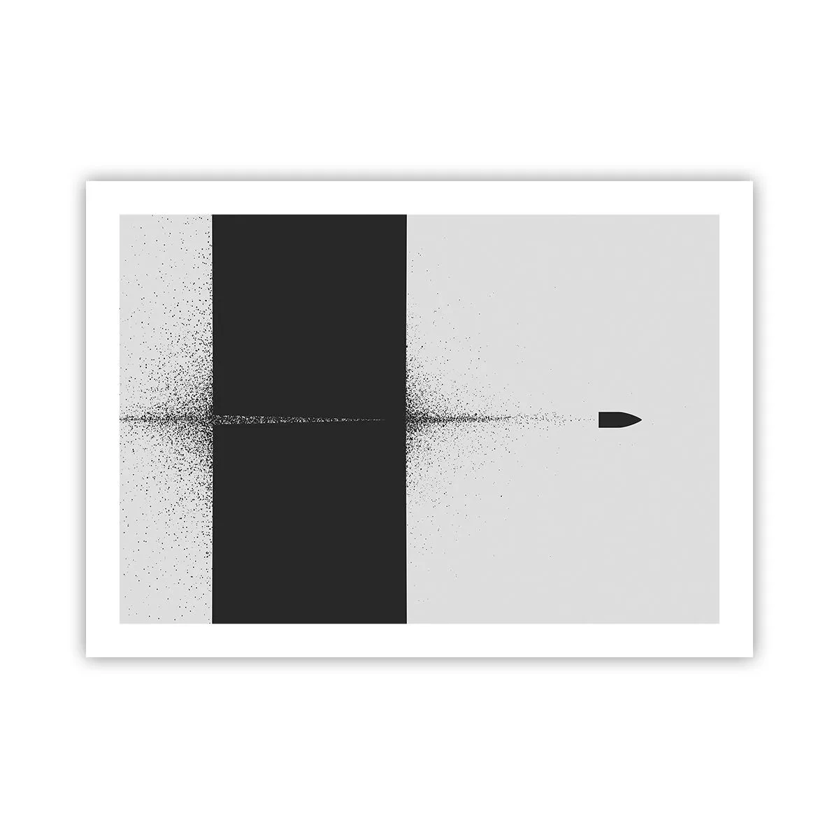 Plakát - Přímo k cílu - 70x50 cm