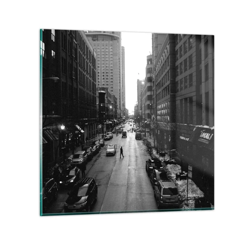 Obraz na skle - Další den, jako každý jiný - 70x70 cm