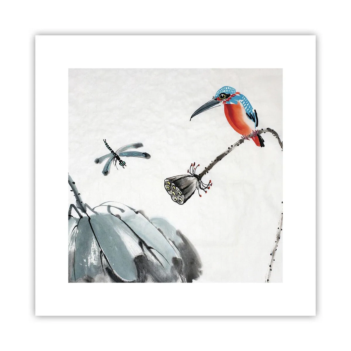 Plakát - Život louky - 30x30 cm