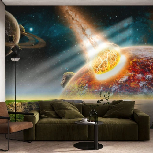 Fototapeta Premium Sand - Vesmírné drama - Abstrakce, Krajina, Kosmos - 400x280 cm