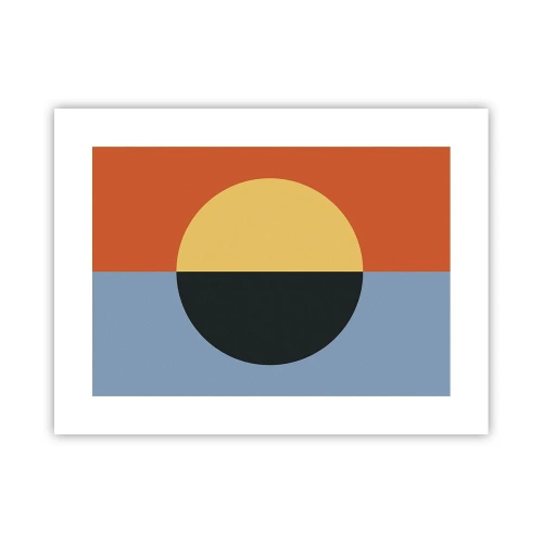 Plakát - Kompozice tepla a chladu - 40x30 cm