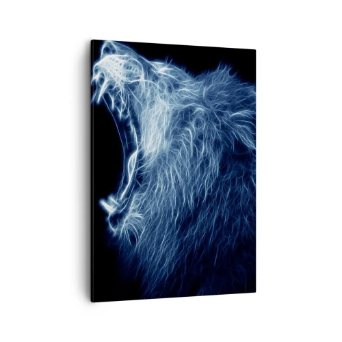 Obraz na plátně - Ohnivý hněv krále - 50x70 cm