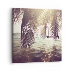 Obraz na plátně - Houpat se libovolně v oblacích - 30x30 cm