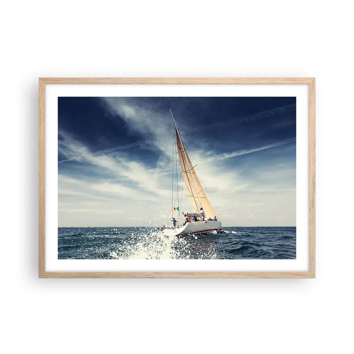 Plakát v rámu světlý dub - Nás nedohoní! - 70x50 cm