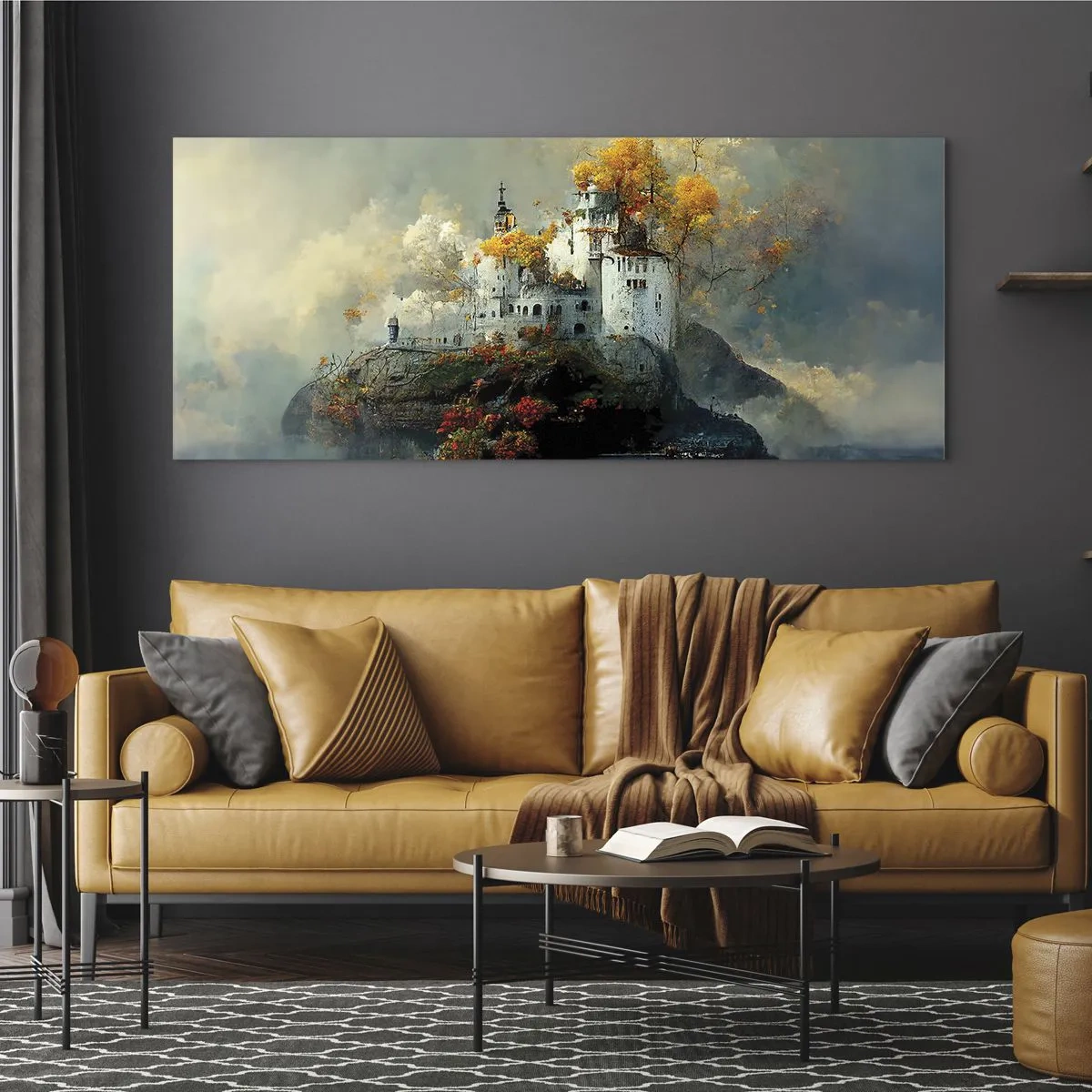 Obraz na skle - Začátek romantického příběhu - 100x40 cm