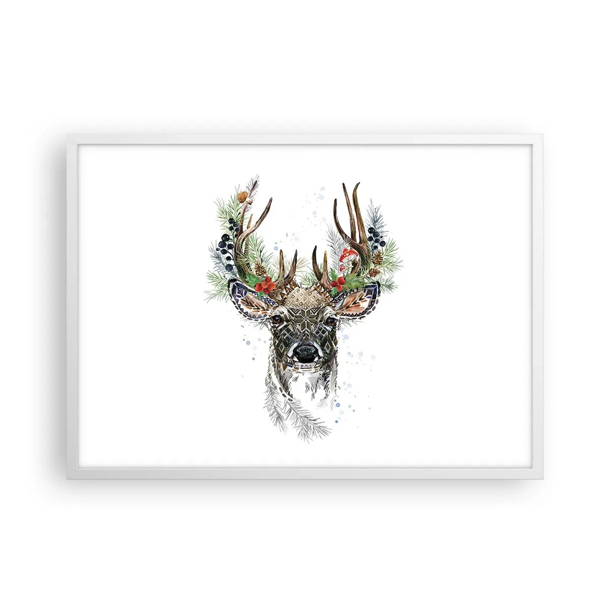 Plakát v bílém rámu - Ve slavnostním rouchu - 70x50 cm