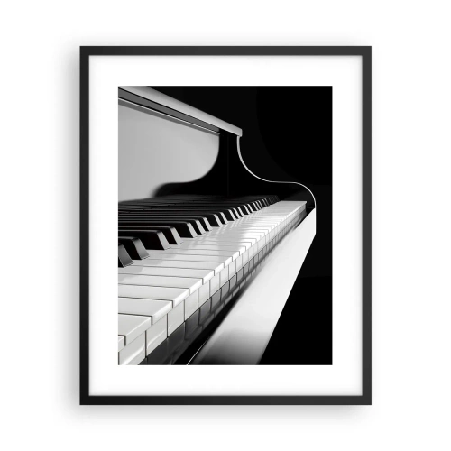 Plakát v černém rámu - Harmonie tvarů a barev - 40x50 cm