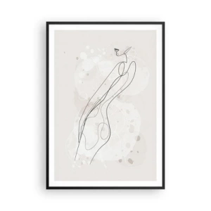 Plakát v černém rámu - Zabloudit pohledem - 70x100 cm