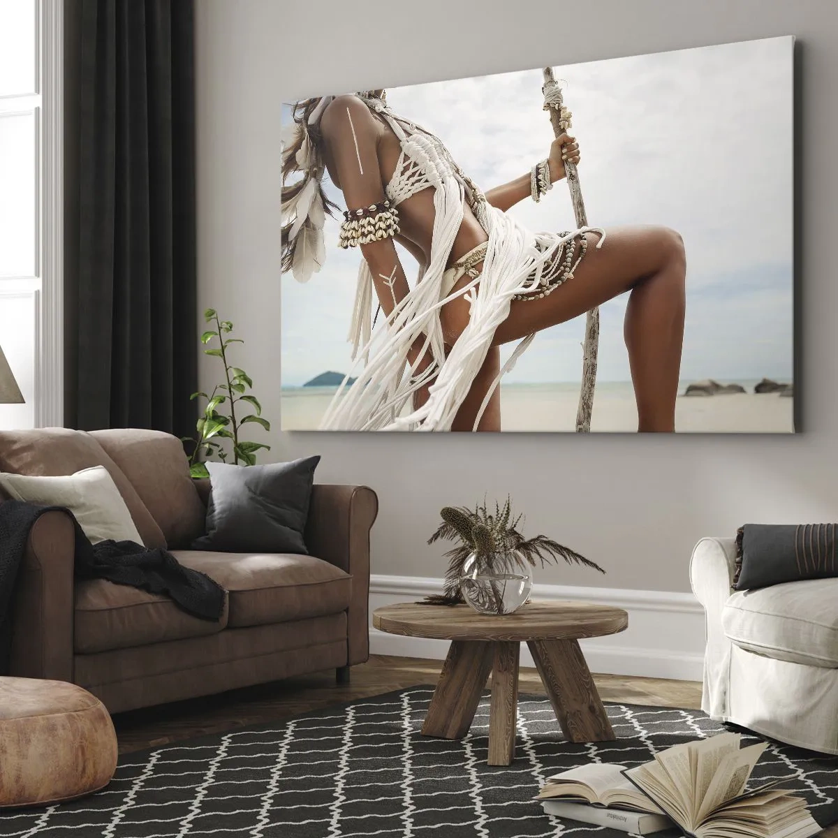 Obraz na plátně - Kněžka slunce - 100x70 cm