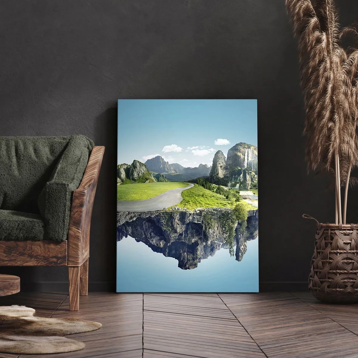 Obraz na plátně - Fantastický ostrov - 45x80 cm