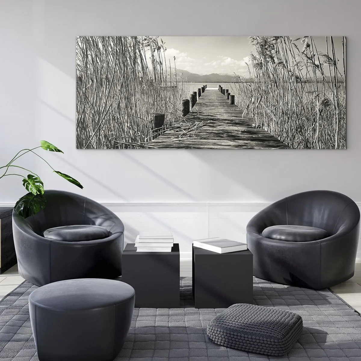 Obraz na skle - V ústraní travin - 160x50 cm