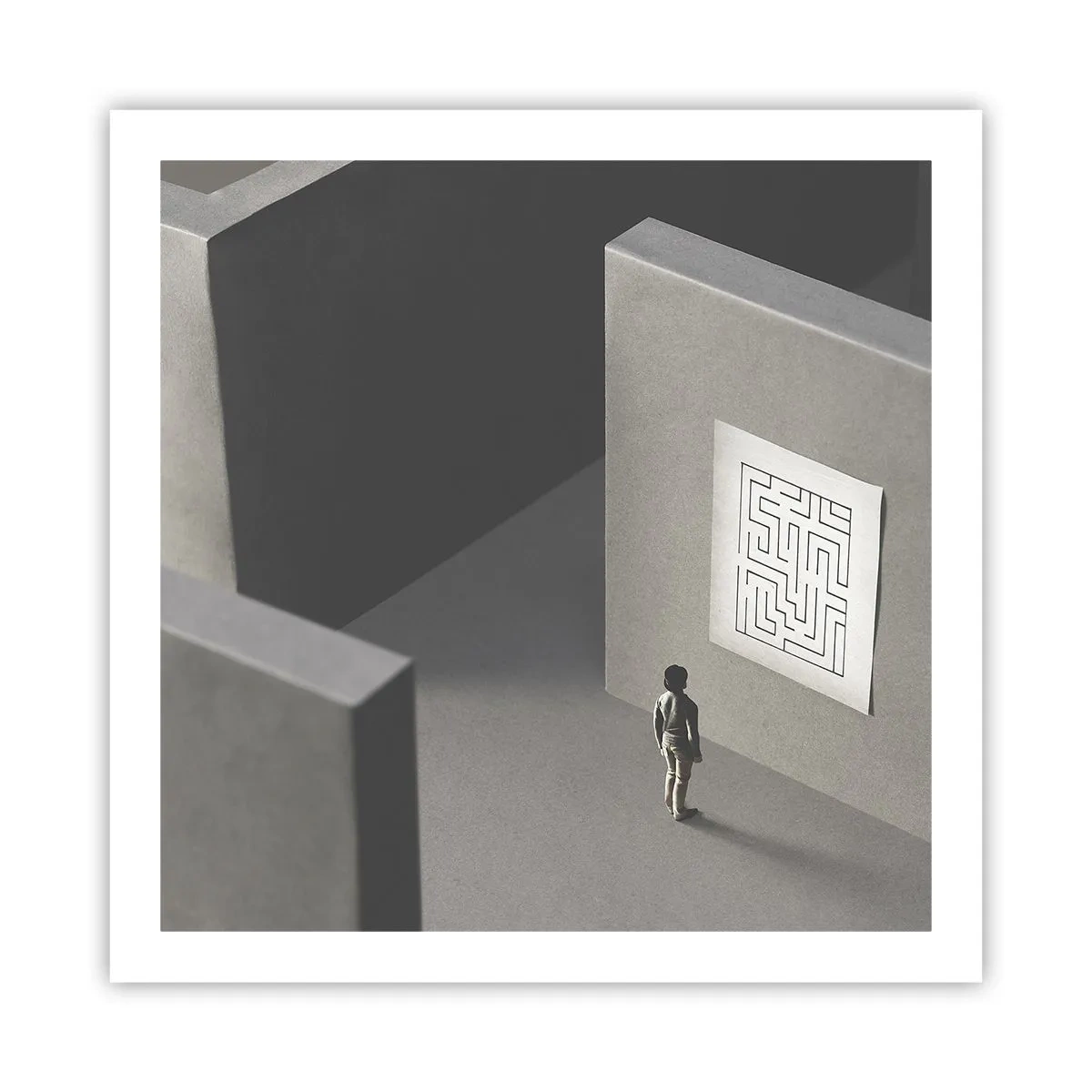 Plakát - Kde to ale jsem? - 60x60 cm