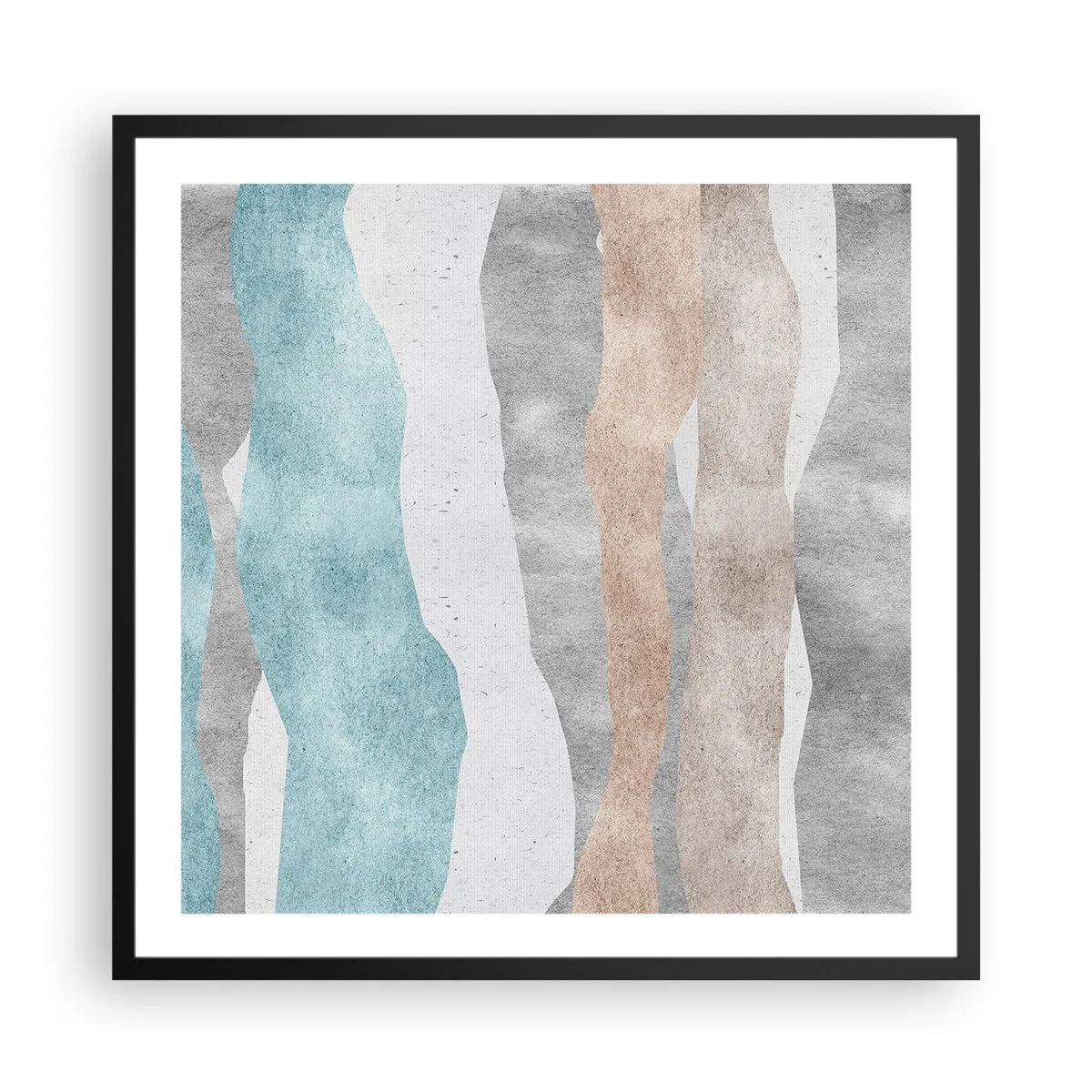 Plakát v černém rámu - Studie blízkosti - 60x60 cm