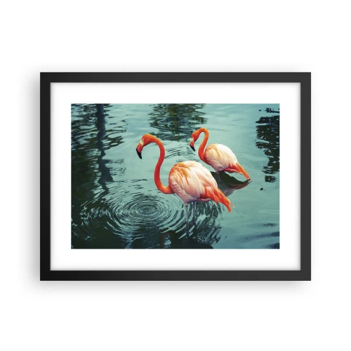 Plakát v černém rámu - Nyní jsme v módě - 40x30 cm