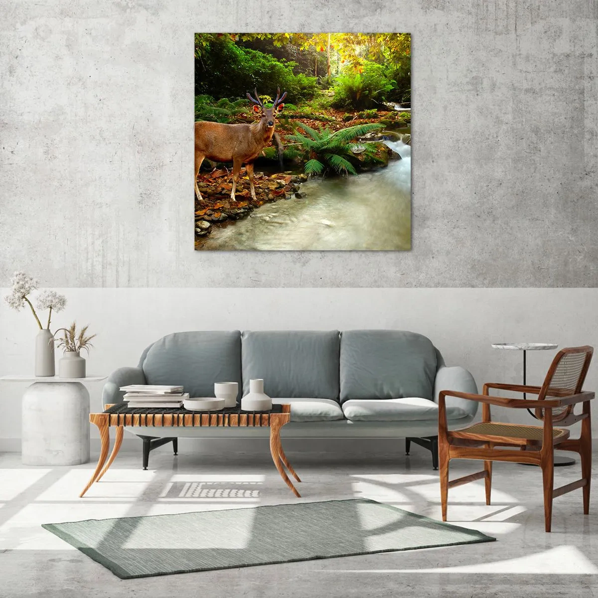 Obraz na skle - Vítám v mém světě - 60x60 cm