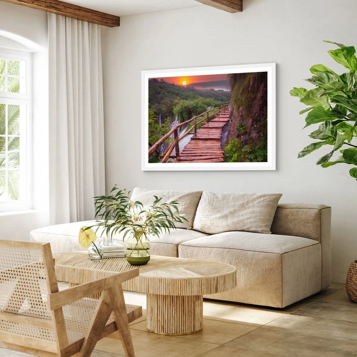 Plakát v bílém rámu - Neuvěřitelná krása - 91x61 cm