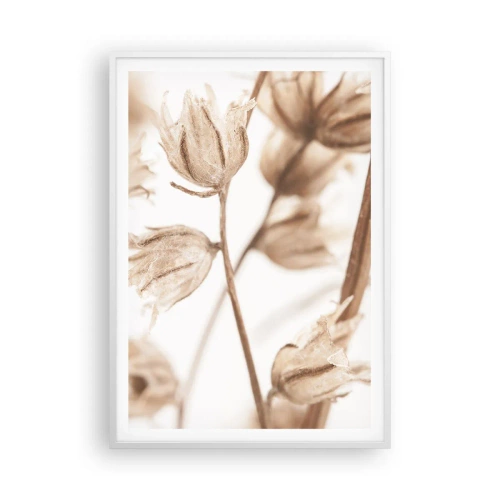 Plakát v bílém rámu - Ozvěny konce léta - 70x100 cm