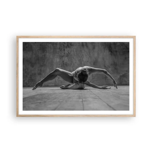 Plakát v rámu světlý dub - Nalezená symetrie - 91x61 cm