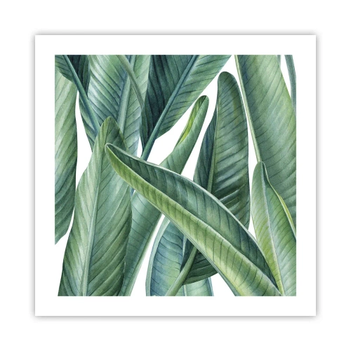 Plakát - Prostě zelená - 50x50 cm