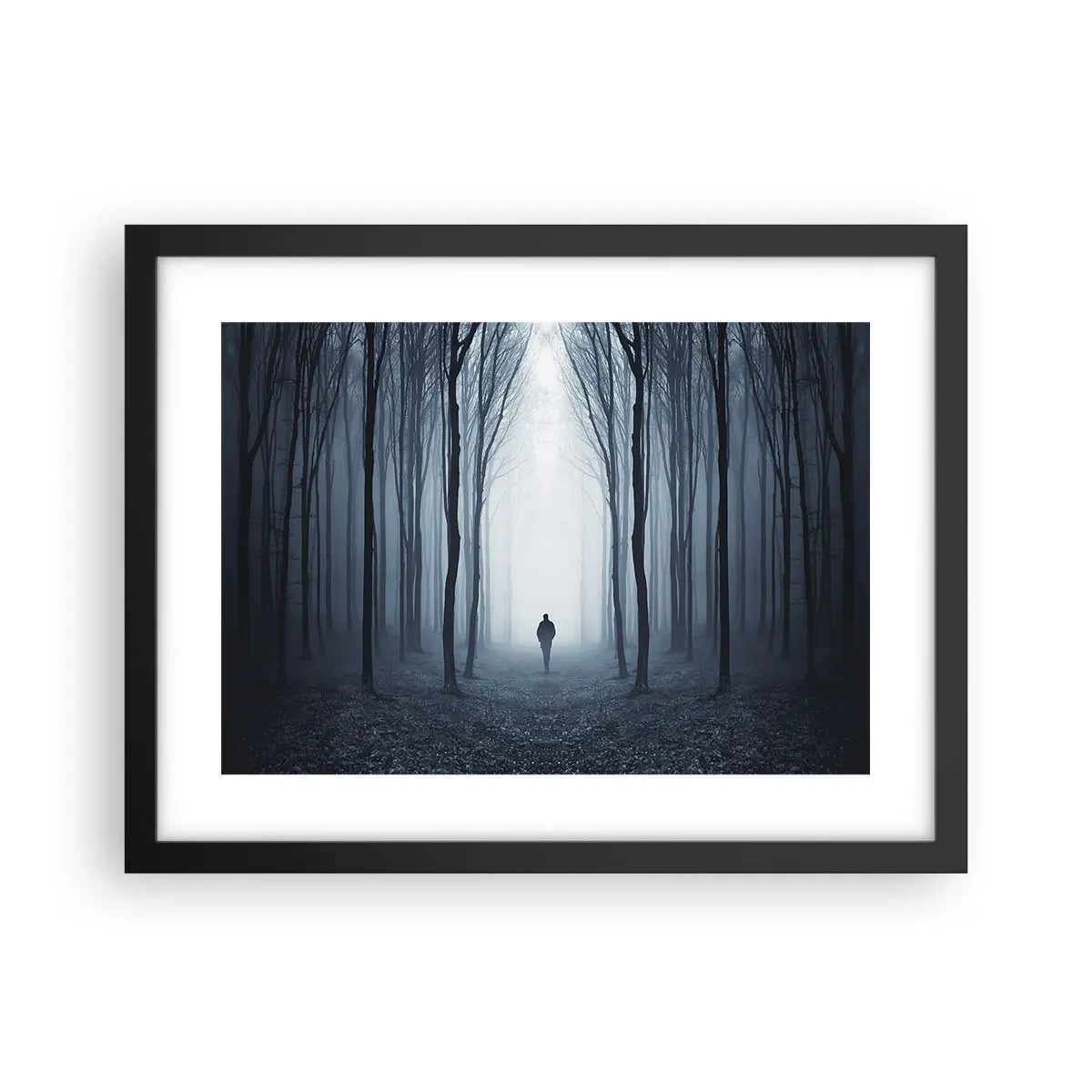 Plakát v černém rámu - A všechno jednoduché a jasné - 40x30 cm