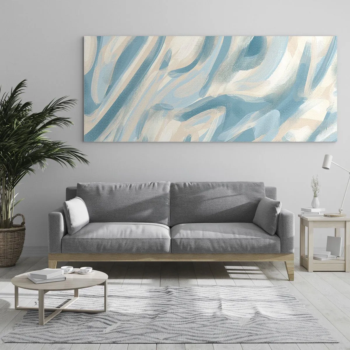 Obraz na skle - Jarní závany - 100x40 cm