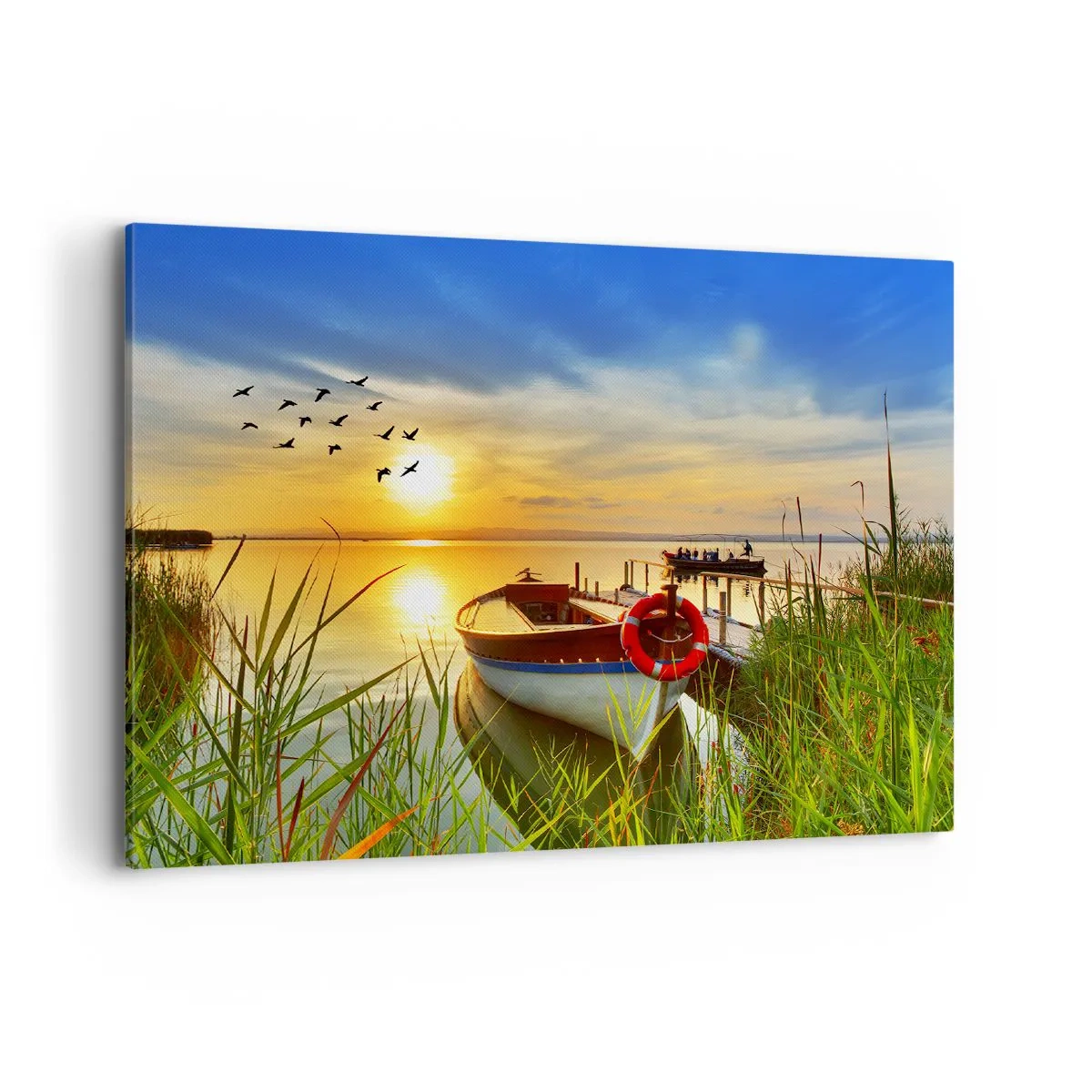 Obraz na plátně - Kormoráni už odlétají - 100x70 cm