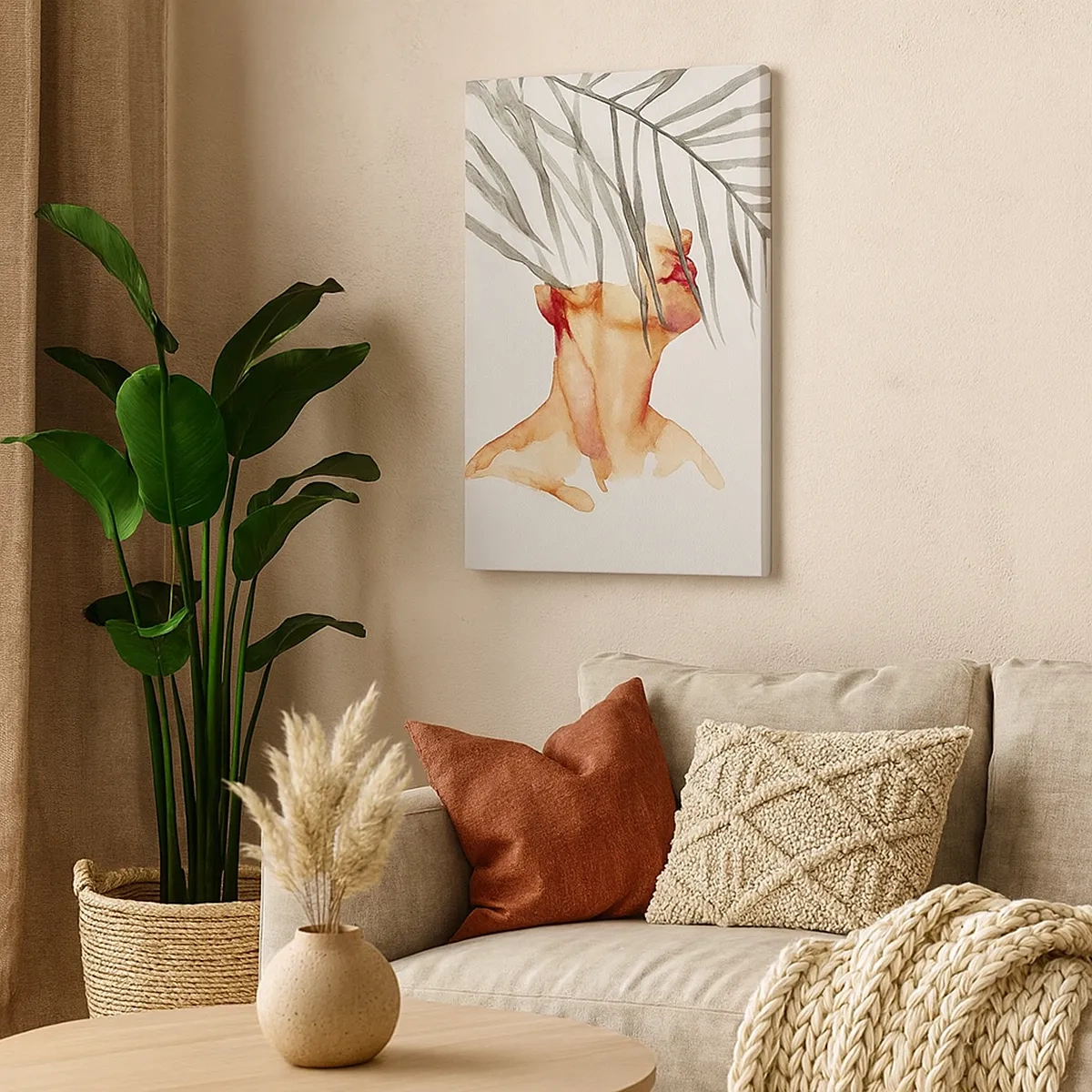 Obraz na plátně - Vnímat tep tropů - 50x70 cm